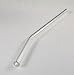 GlassDharma BB12NA9 Beautiful Bends 12mm x 9 Inch Glass Straw