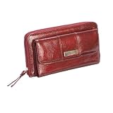 Kenneth Cole Reaction Maroon Small Plate Urban Organizer Wallet