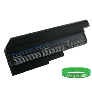 Replacement Laptop Battery for Lenovo ThinkPad R61 8932 7200mAh 9-Cell by Young Micro Inc