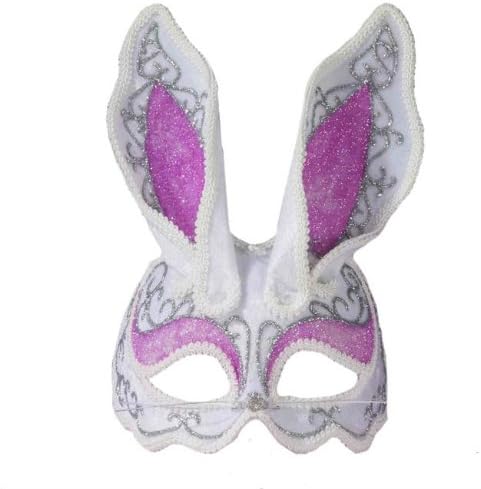Fancy Bunny Rabbit Venetian Mask