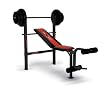 Competitor Weight Bench with 100-Pound Weight Set