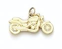 14K Motorcycle Pendant - GH14522