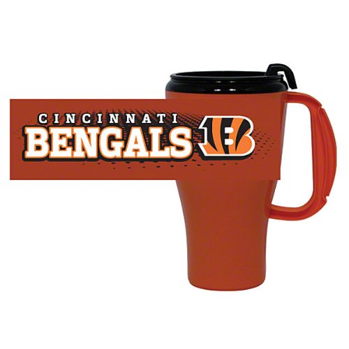 Cincinnati Bengals 16 oz Plastic Roadster Travel Mug