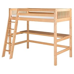 Amazon.com - Camaflexi Mission Headboard High Loft Bed with Desk - Amazon.com - Camaflexi Mission Headboard High Loft Bed with Desk -