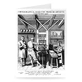 The bindery of Laurens Janszoon Koster,.. - Greeting Card (Pack of 2) - 7x5 inch - Art247 - Standard Size - Pack Of 2