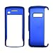 Blue Rubberized Snap-On Cover Hard Case Cell Phone Protector for LG enV Touch VX11000 (No Belt Clip Hole) [Accessory Export Packaging]