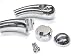 Motorcycle 3.5 inch Chrome Billet Handlebar Hand Bar Risers Riser Custom Billet Chrome HONDA YAMAHA KAWASAKI SUZUKI HARLEY DAVIDSON CRUISERS CHOPPERS HOGS Metric Motorcycle Bikes