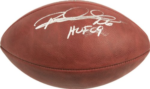Mounted Memories Pittsburgh Steelers Rod Woodson Autographed Hall of Fame 2009 Football