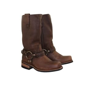 Womens Dark Brown X-Element Crushed Super Harness Boots