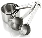Gourmet Standard 5 Piece Stainless Steel Measuring Cup Set - MS01006