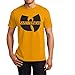 OCPrintShirts Men's Black Logo Wu-Tang Clan Hardcore Hip Hop WU Wear Street Style Classic Logo Men Tee T-Shirt S-5XL
