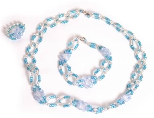 Schmuck-Set Blau