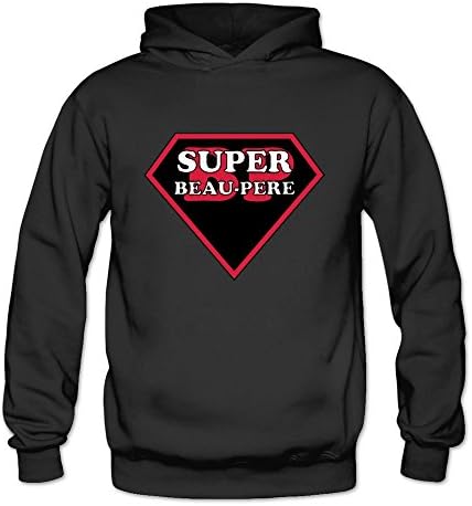 Super Beau-PÃ¨re Printing Girlfriend Handmade Hoody Black