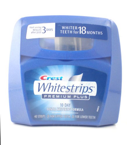 Childrens Toyshop  Health & Personal Care : Crest Whitestrips Premium Plus, 10-Day Dental Whitening Formula System, 40 Strips