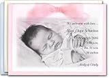 Original Black and White Photo Birth Announcement