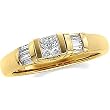 14K Yellow Gold Diamond Engagement Ring - 0.50 Ct.