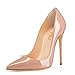 FSJ Women Pointed Toe Pumps High Heel Stiletto Sexy Slip On Dress Shoes Size 4-15 US