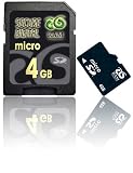 RAM Components 4 GB Micro Secure Digital High Capacity (Micro SDHC) Speicherkarte für Samsung SGH-U800