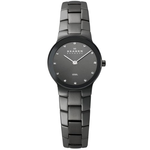 Skagen Women's 430SMXM Denmark Charcoal Dial Watch