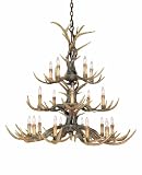Savoy House 1-40023-20-56 New Tortoise Shell Blue Ridge 20 Light Chandelier From the Blue Ridge Coll