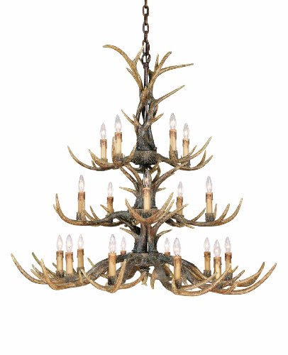 Savoy House 1-40023-20-56 New Tortoise Shell Blue Ridge 20 Light Chandelier From the Blue Ridge Coll