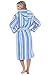 Del Rossa Women's 14 oz Fleece Hooded Bathrobe Robe