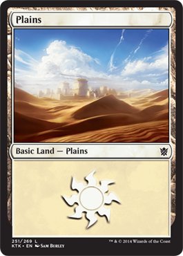 Magic: the Gathering - Plains (251) - Khans of Tarkir
