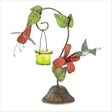 2 Birds Cardinal Tealight Candle Holders