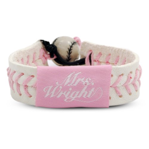MLB Ms. Wright  Pink Jersey Bracelet