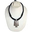 Chokers for Women Silver Necklace Amulet Indian Jewelry 17 inches (snklc106)