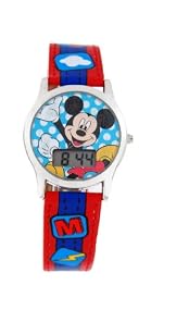 Disney Mickey Mouse LCD Digital Watch 41550B