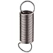 Associated Spring Raymond Music Wire Extension Spring, Steel, Metric, 12 mm OD, 1.1 mm Wire Size (Pack of 10)