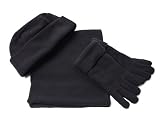 All in one winter set glove, hat and scarf