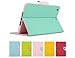 Kinps® for iPad Mini 1/2 Multicolor Smart Case Cover- Full Body Protection with Front & Back Pu Leather Case Cover-- with Magnetic Sleep Sensor---Green