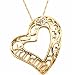 Yellow Gold Grandma Heart Pendant