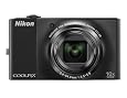 Nikon Coolpix S8000 14 MP Digital Camera with 10x Optical Vibration Reduction (VR) Zoom and 3.0-Inch LCD (Black)