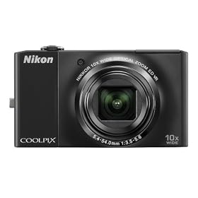 Nikon Coolpix S8000 14.2MP Digital Camera with 10x Optical Vibration Reduction (VR) Zoom and 3.0″ High Res LCD (Black )