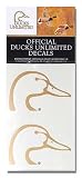 Ducks Unlimited 3-D Decals - 2 1/4 Inch (Gold)