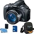 Canon Powershot SX40 HS 12.1MP Digital Camera with 35x Wide Angle Optical Image Stabilized Zoom and 2.7-inch Vari-Angle Wide LCD Deluxe Bundle With 4 GB Secure Digital High Capacity (SDHC) Memory Card, Digpro Compact Camera Deluxe Carrying Case, and more