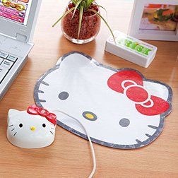 ハローキティ ダイカットマウスセット