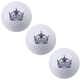 Los Angeles Kings White 3-Pack Golf Balls