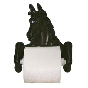 Horse Toilet Paper Holder Lodge Bathroom Decor Cabin