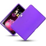 SAMSUNG P7510 GALAXY TAB 10.1 SILICONE SKIN - PURPLE, WITH QUBITS-BRANDED M ....
