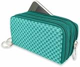 Qu-Fashionista 3 IN 1 Turquoise Purse For Apple iPhone 3G 3GS