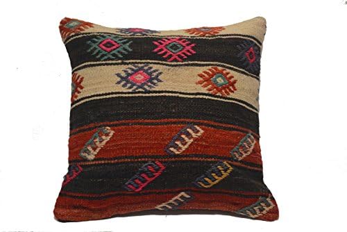 Kilim pillow,unique handmade pillow,decorative pillow,turkish pillow,anatolian pillow, rug carpet pillow,