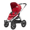 Maxi-Cosi 68105950 Mura 4 flexibles Travelsystem inklusive Einkaufskorb, Sonnenverdeck, Regenverdeck, Sonnenschirmclip und Adapter f�r Dreami und Babyschale, intense red
