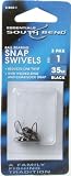 SOUTH BEND CO. (B/BISS-1 ) Swivels/Rings B.B SNAP SWIVEL 3EA SZ-1
