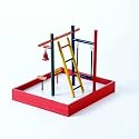 Parakeet Playpen&ndash; Red(Small)