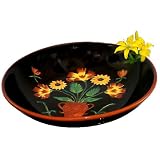 Tuscany Vineyard Wine Decor Brown Flower PASTA BOWL PLATTER by ACK