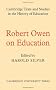 Robert Owen on Education (Cambridge Texts and Studies in the History of Education)